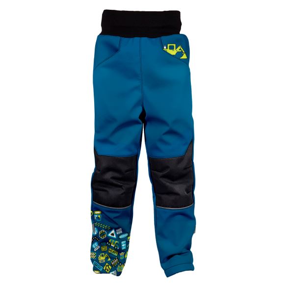 Softshellové kalhoty dětské, BAGR, modrá